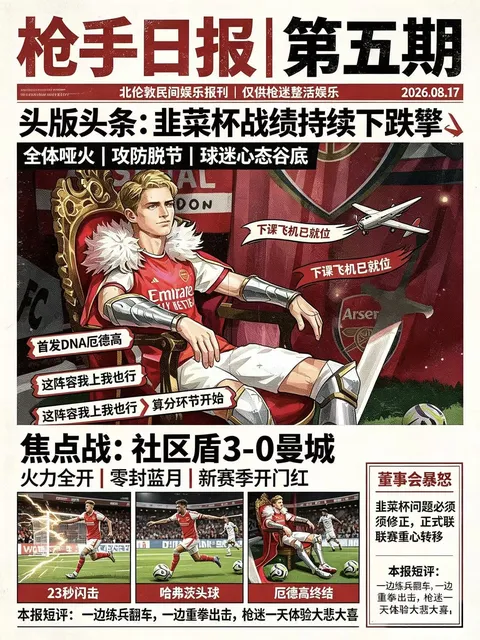 大A牛来了阿森纳赛前物料《韭菜杯大时代》，第 2 项